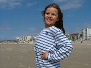 on the beach at Hardelot