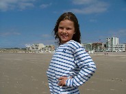 on the beach at Hardelot
