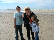 on the beach at Hardelot