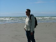 on the beach at Hardelot