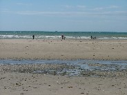 on the beach at Hardelot