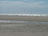 on the beach at Hardelot