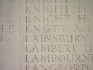one of two Knotts on the memorial