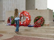 Martha at the stone of honour