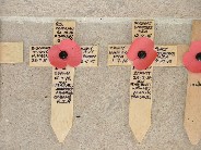 memorial crosses from Welney in Norfolk - SJ Cornwell, though misspelled, is the first name