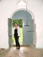 inside the hermitage at the top of Mount St Sorlin