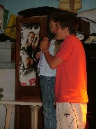 karaoke at la Pergola