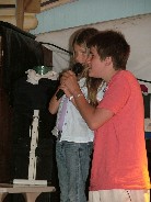 karaoke at la Pergola