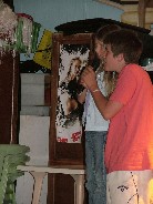 karaoke at la Pergola
