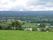 view from Blye across l'Ain