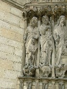 Laon cathedral: Abraham and Isaac