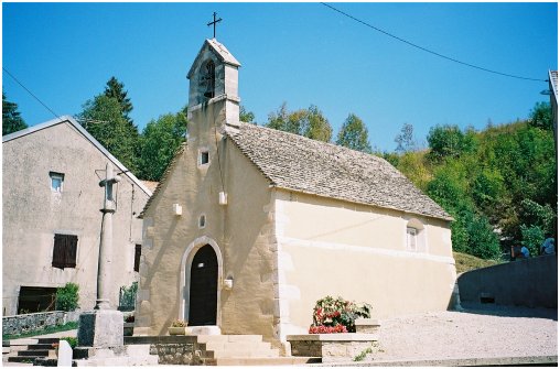 The pleasantly restored chapel.