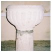 18th century font, presumably from the building of the church.
