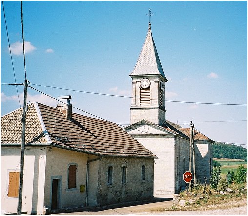 A city church in the meadows of the high Jura.