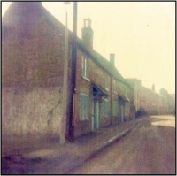 Lisle Lane (former Bull Lane) cottages C1950