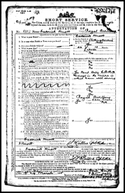 Frederick Knott's service record