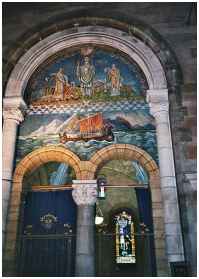 Entrance to Holy Spirit chapel