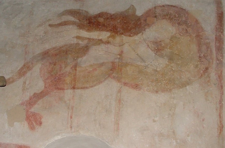 Image result for wiston dragon in wiston church images