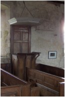 box pews and pulpit