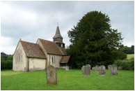 Prior's Dean Church and ancient yew