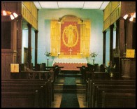 Chancel: Longmoor Church before demolition