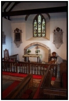 Laudian altar and rails