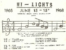 1968 - Home-made programme